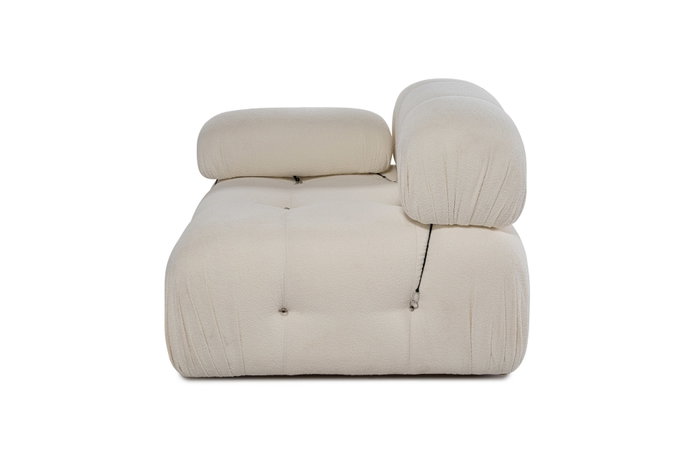 Atelier Del Sofa Sofá 1 Plaza Beige 95x95x75 cm